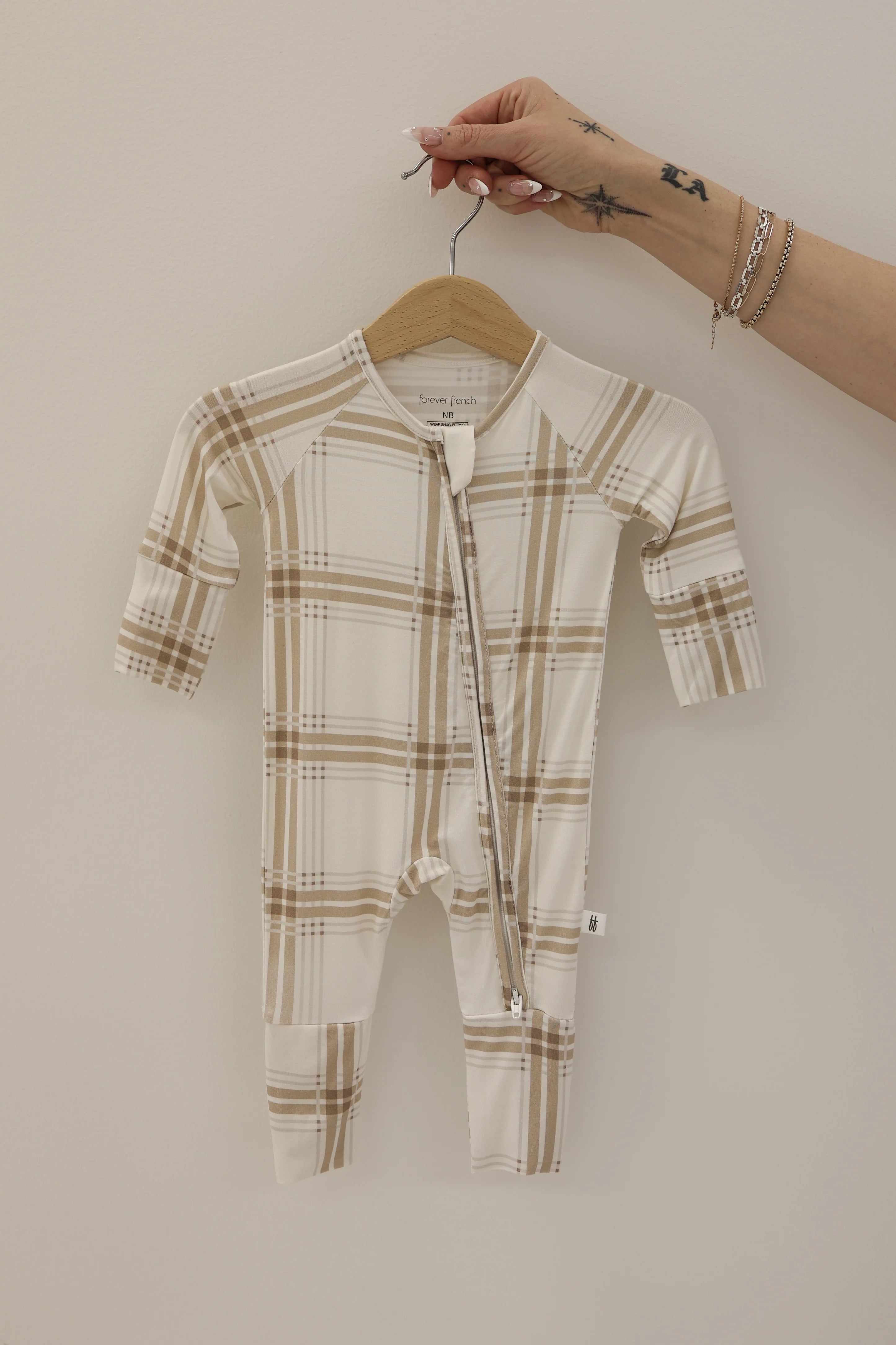 FOREVER FRENCH: Ellis Bamboo Pajamas, Bodysuit
