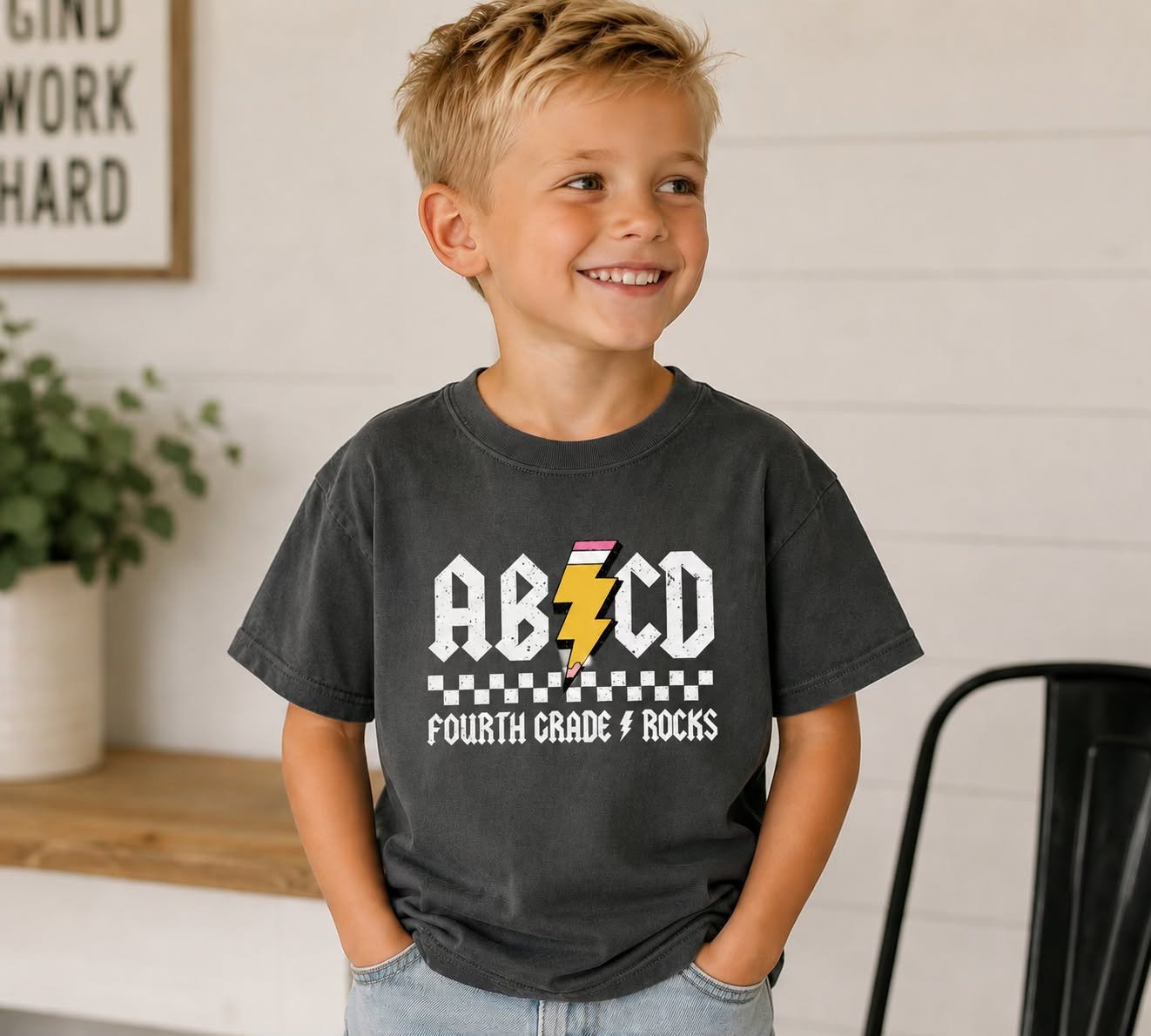 ABCD Grade Level Tees, Customizable