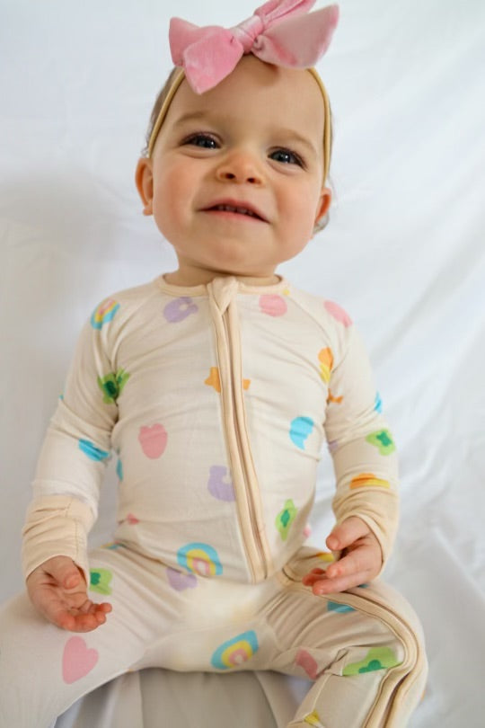 Lucky Charms Bamboo Pajamas, Bodysuit
