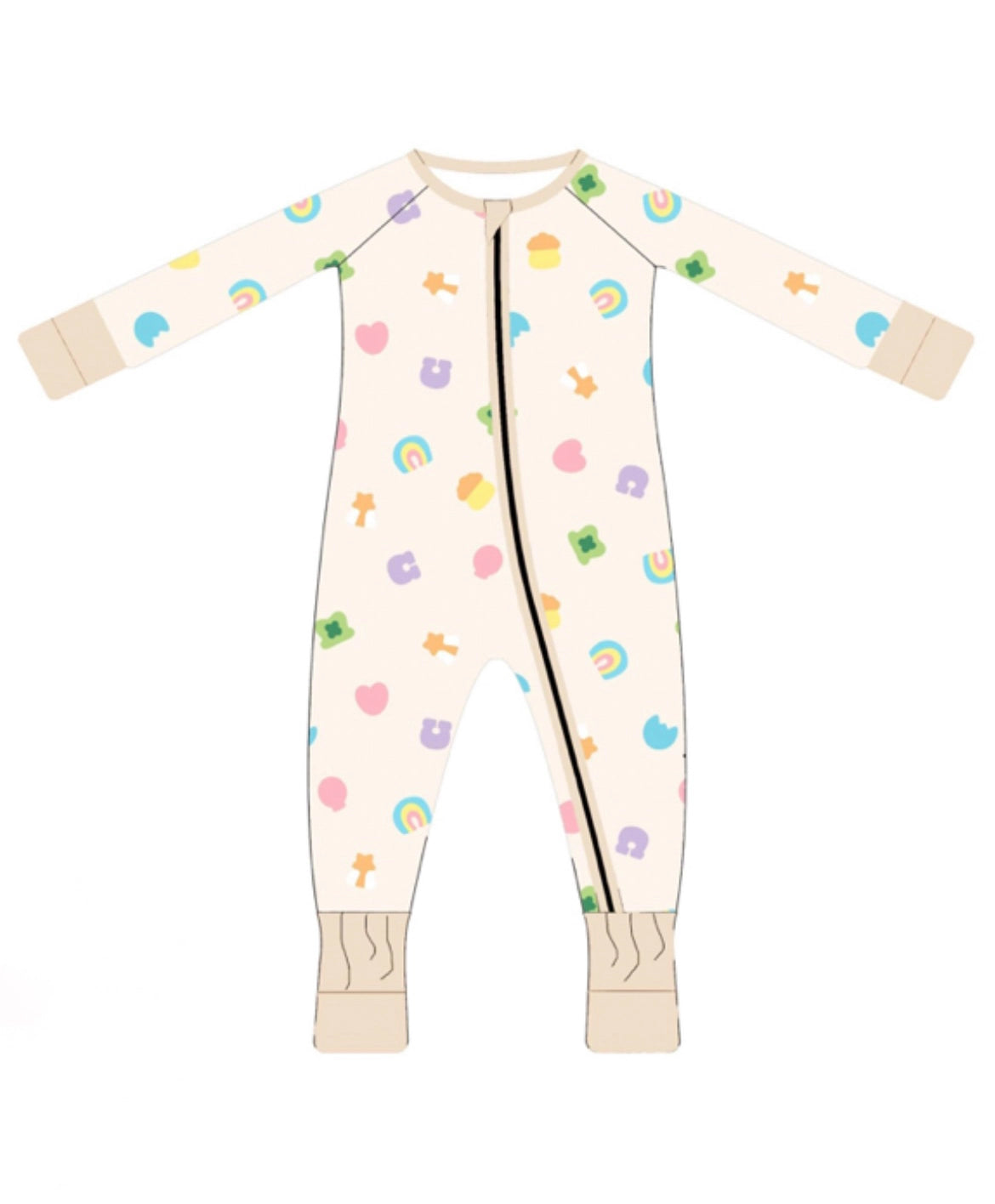 lucky charms bamboo pajamas Lucky Charms Bamboo Pajamas, Bodysuit – Fourth & Oak Boutique